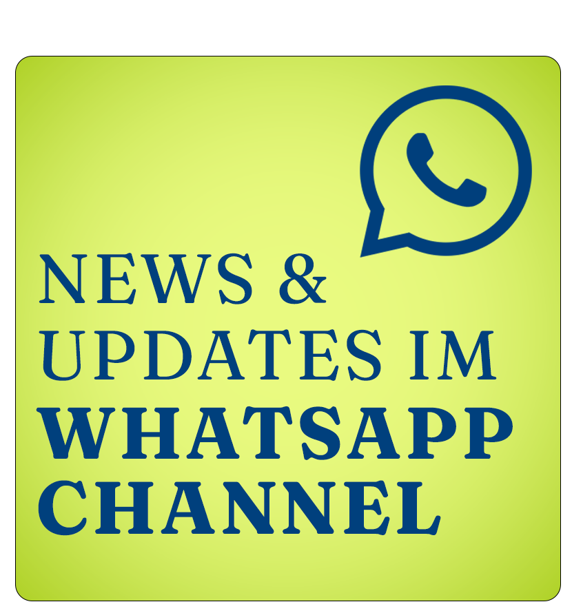 News & Updates im WhatsApp Channel